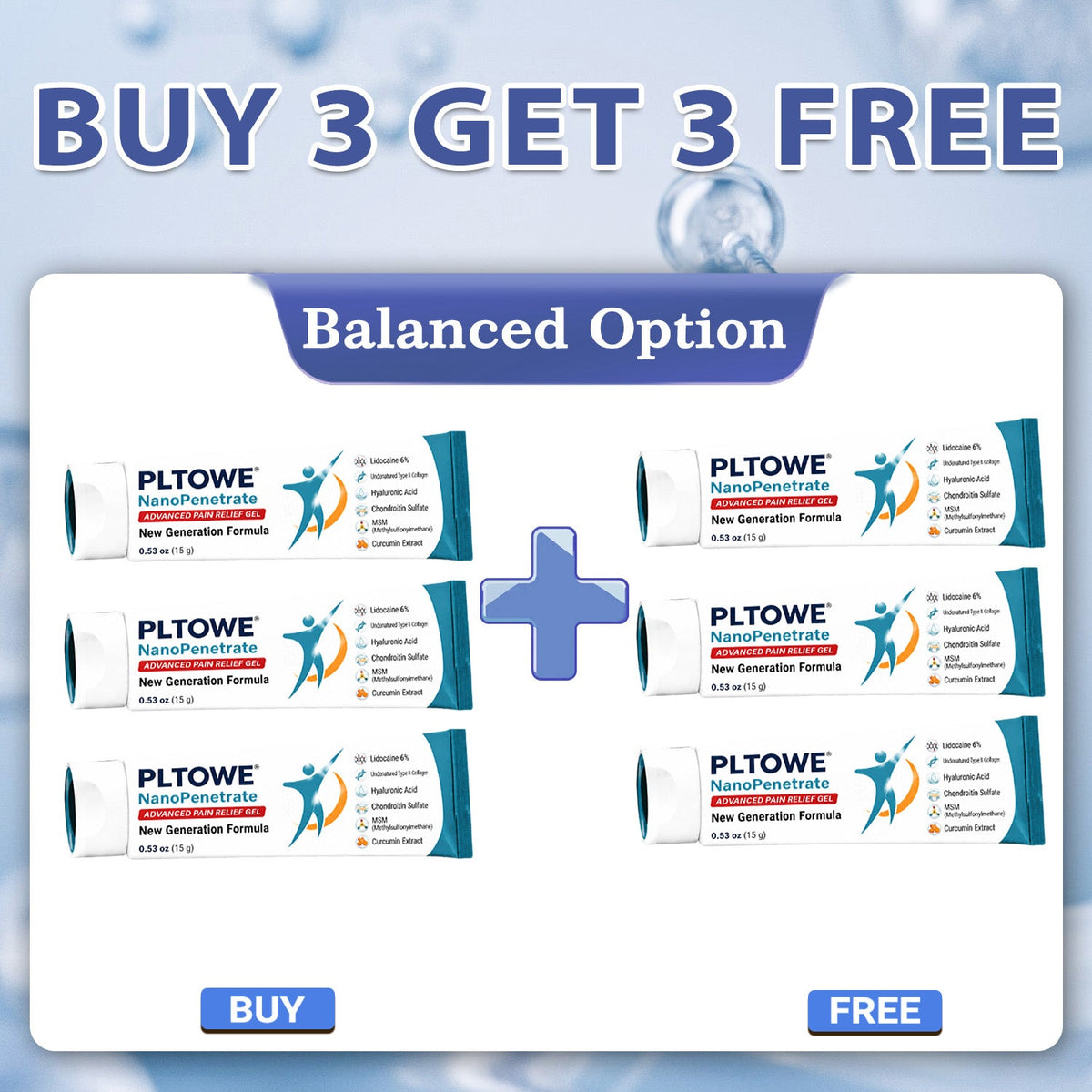 PLTOWE® NanoPenetrate Advanced Pain Relief Gel