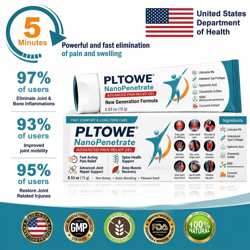 PLTOWE® NanoPenetrate Advanced Pain Relief Gel